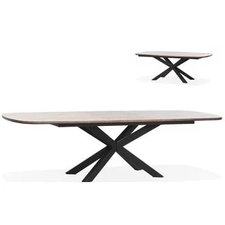 WoonMax Eettafel Lamulux Premium uitschuifbaar