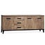 WoonMax Union dressoir 3 deurs/3 laden lamulux mango