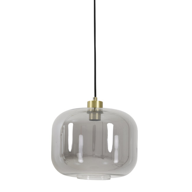 Light en Living Hanglamp JESSIE smoke glas Ø29,5x23 cm van Light & Living