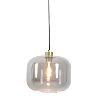 Light en Living Hanglamp JESSIE smoke glas Ø29,5x23 cm
