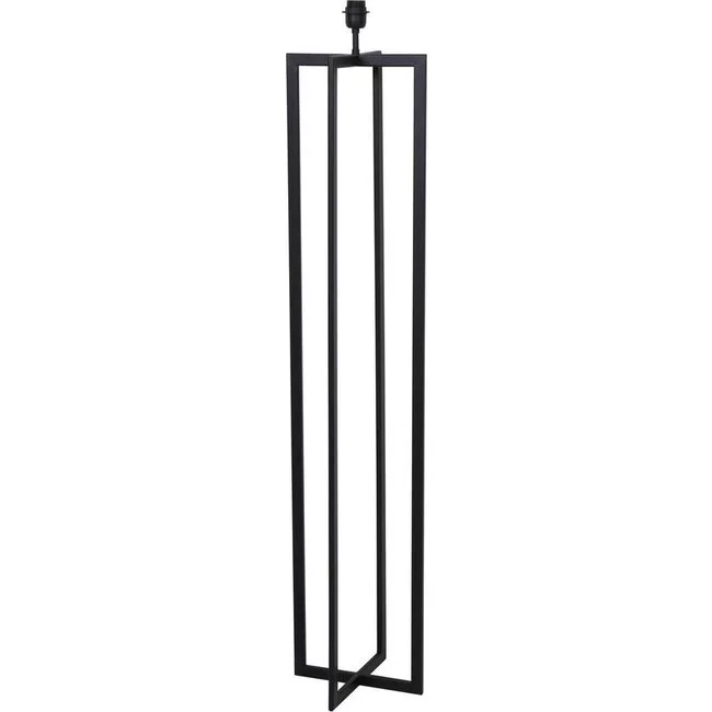 Light en Living Vloerlamp MACE Mat Zwart 30x30x140 cm van Light & Living