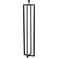 Light en Living Vloerlamp MACE Mat Zwart 30x30x140 cm van Light & Living