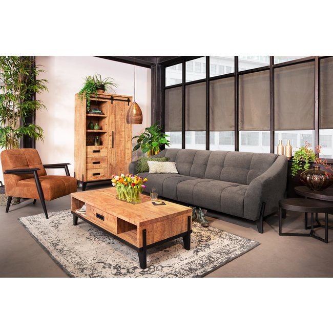 WoonMax Vigo Mango TV-kast klein 1 deur en 1 lade Lamulux
