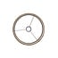 Light en Living Kap cilinder 30-30-21 cm GEMSTONE bruin