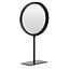 Light en Living Spiegel rond 25x10x45 cm LURI mat zwart