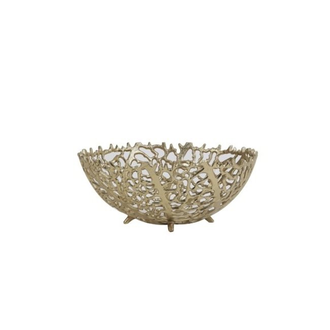 Light en Living Schaal Ø25,5x11 cm GALAXA antiek goud S