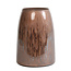 Light en Living Theelicht MONLE paars bruin Ø15x20 cm - Light en Living