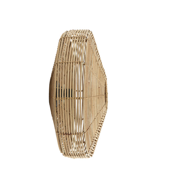 Light en Living Wandlamp Ø51x21 cm MATAKA rotan naturel