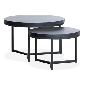 WoonMax Braun salontafel set - Lamulux