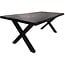 Tower Living Eettafel Xara Live edge blank of zwart - diverse afmetingen