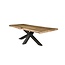 Tower Living Eettafel Sovana Live edge blank of zwart - diverse afmetingen