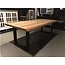 Tower Living Eettafel  Ultimo Live edge blank of zwart - diverse afmetingen