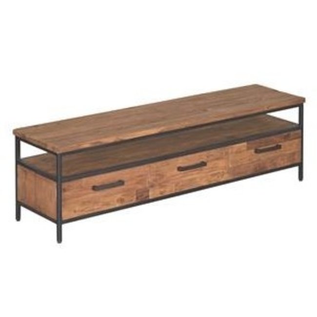 Tower Living TV meubel Livorno Teak - 200 cm showroommodel