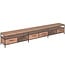 Tower Living TV meubel Livorno Teak - 200 cm showroommodel