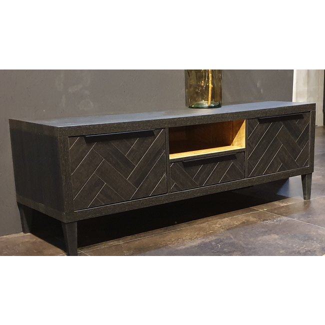 WoonMax Gamma TV meubel - 147 cm met 2 deurtjes, 1 lade en 1 open vak