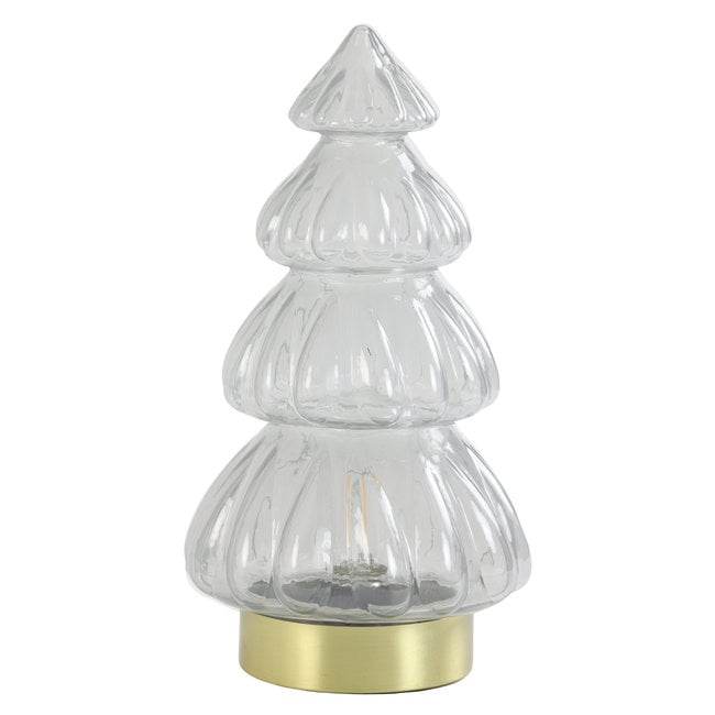 Light en Living Tafellamp LED Ø15x28 cm TREE glas licht grijs