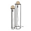 WoonStijl Vloerlamp 2L Match Set van 2 - Oud Zilver