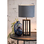 Light en Living Lampvoet 15x15x35 cm MACE mat zwart