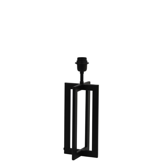 Light en Living Lampvoet 15x15x35 cm MACE mat zwart