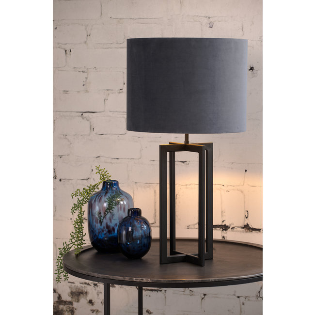 Light en Living Lampvoet 21x21x46 cm MACE mat zwart