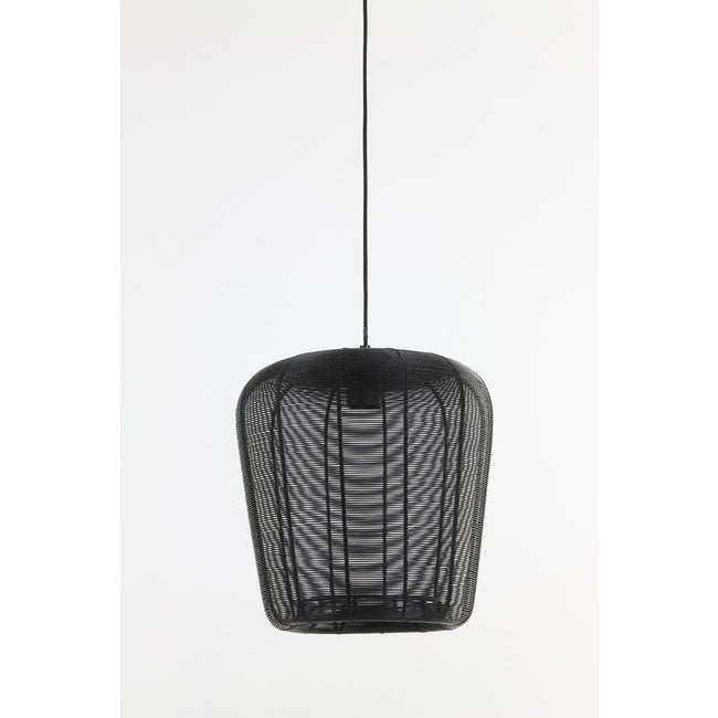 Light en Living Hanglamp Adeta zwart of goud - meerdere afmetingen