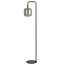 Light en Living Vloerlamp Ø28x155 cm LEKAR in Antiek Brons met Smoke Glas