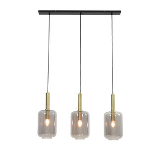 Light en Living Hanglamp LEKAR 3L 100cm Antiek Brons