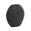 Light en Living Vaas deco 39x11x40 cm SKELD mat zwart van Light & Living