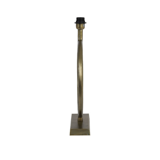 Light en Living Lampvoet LIVU ruw antiek brons - 40x12,5x52 cm