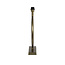 Light en Living Lampvoet LIVU ruw antiek brons - 40x12,5x52 cm