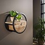 WoonStijl Wandschap circular Ø40 met lade / Robuust hardhout