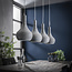 WoonStijl Hanglamp 4L Punch Kegel zwart-bruin