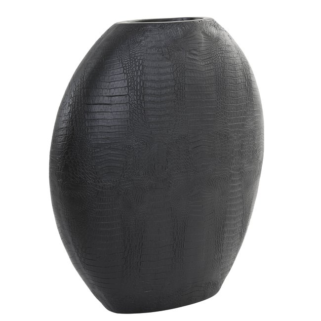 Light en Living Vaas deco SKELD mat zwart - 50 x 15 x 50 cm