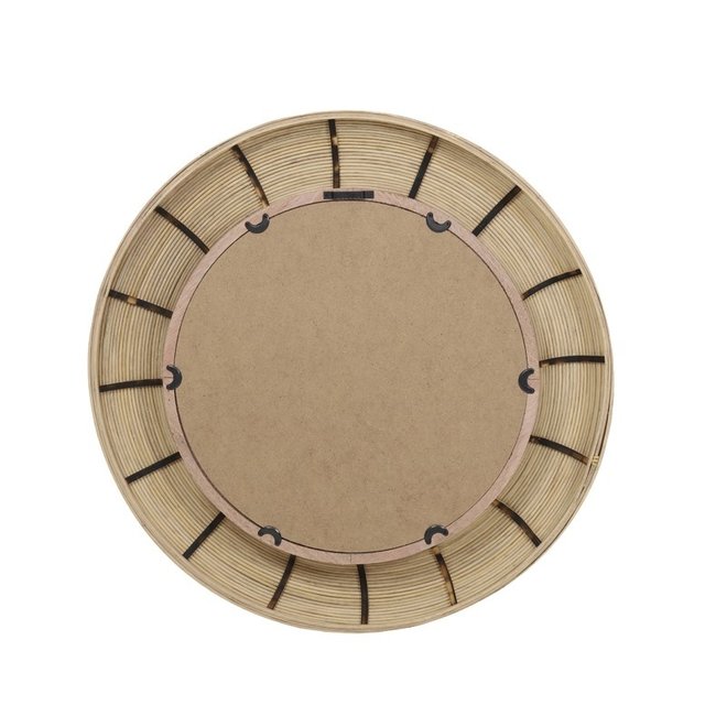 Light en Living Spiegel Ø71 cm PIEDRE rotan naturel - Light & Living