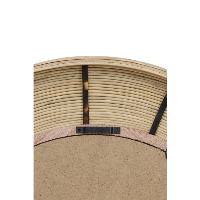 Light en Living Spiegel Ø71 cm PIEDRE rotan naturel - Light & Living