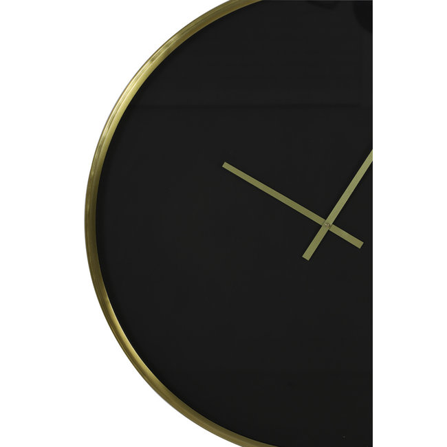 Light en Living Klok Ø41 cm SEPONI zwart-goud van Light & Living