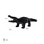 Richmond Interiors  Krokodil Crocky zwart medium