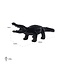 Richmond Interiors  Richmond Interiors Krokodil Crocky zwart medium