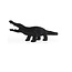 Richmond Interiors  Richmond Interiors Krokodil Crocky zwart medium