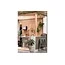 Woood Varen hangende kunstplant groen 58cm