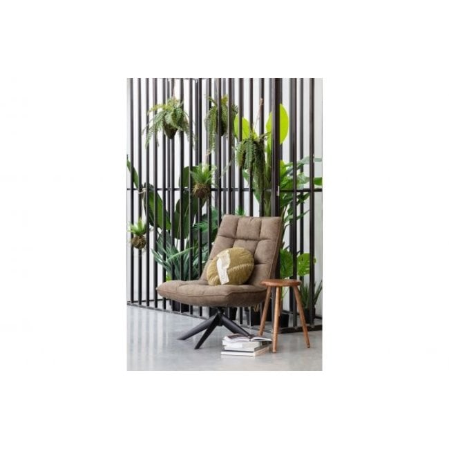Woood Varen hangende kunstplant groen 58cm