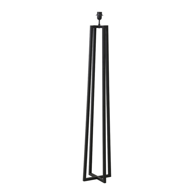Light en Living Vloerlamp 25x25x130 cm MILEY mat zwart