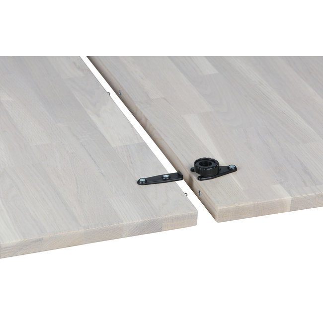 Woood Lange Jan Uitschuifbare Eettafel Rond Eiken Sydney [fsc]