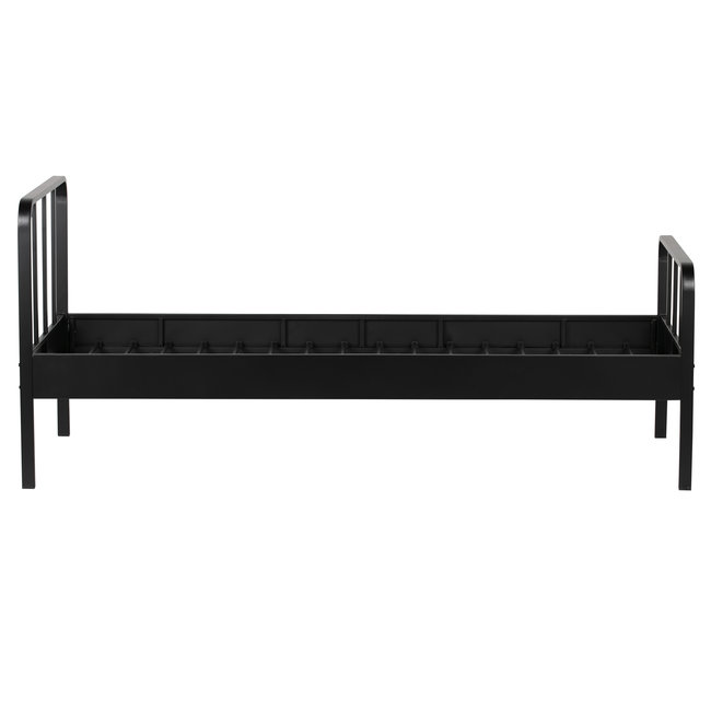 Woood Mees Bed Metaal Zwart 90x200 Cm