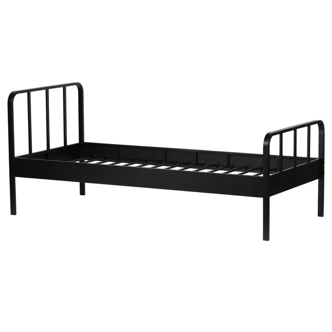 Woood Mees Bed Metaal Zwart 90x200 Cm
