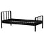 Woood Mees Bed Metaal Zwart 90x200 Cm