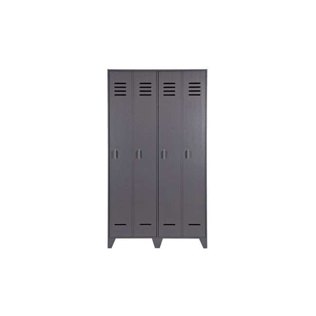 Woood Stijn Hoog 2drs Lockerkast Steel Grey [fsc]