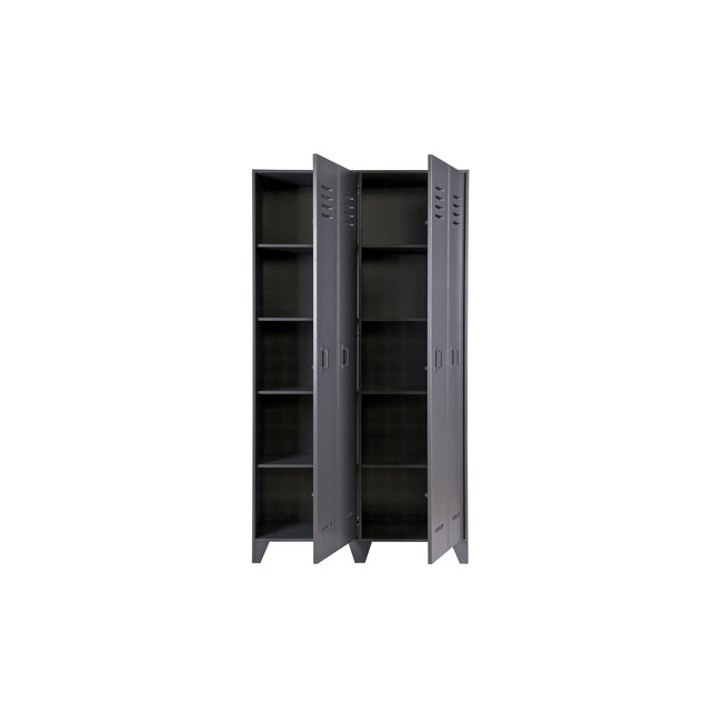 Woood Stijn Hoog 2drs Lockerkast Steel Grey [fsc]