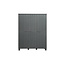 Woood Dennis 3-deurs Kast Grenen Steel Grey Geborsteld [fsc]