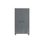 Woood Dennis Kast Met Laden Grenen Steel Grey Geborsteld [fsc]